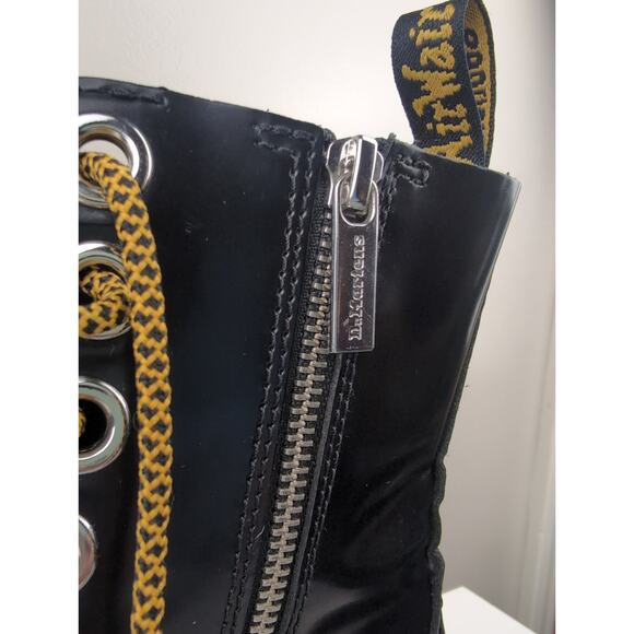 Dr Martens Jadon Max Platform Boots Patent Black Ladies 9 (UK 7) - Picture 7 of 11